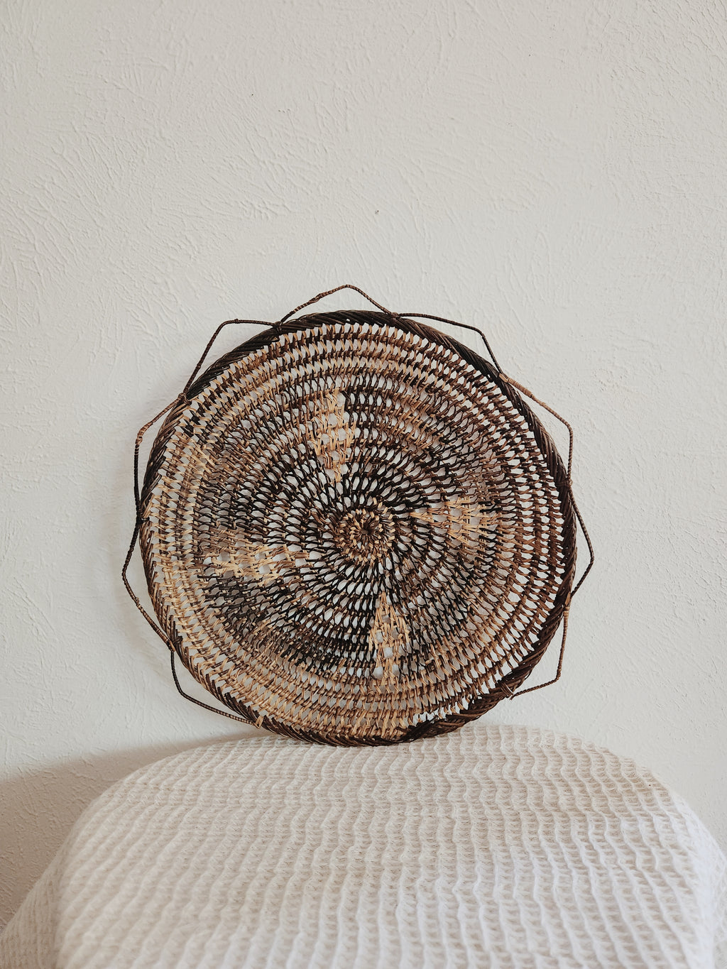 Vintage Round Basket | Wall gallery | Shelf decor | Home styling