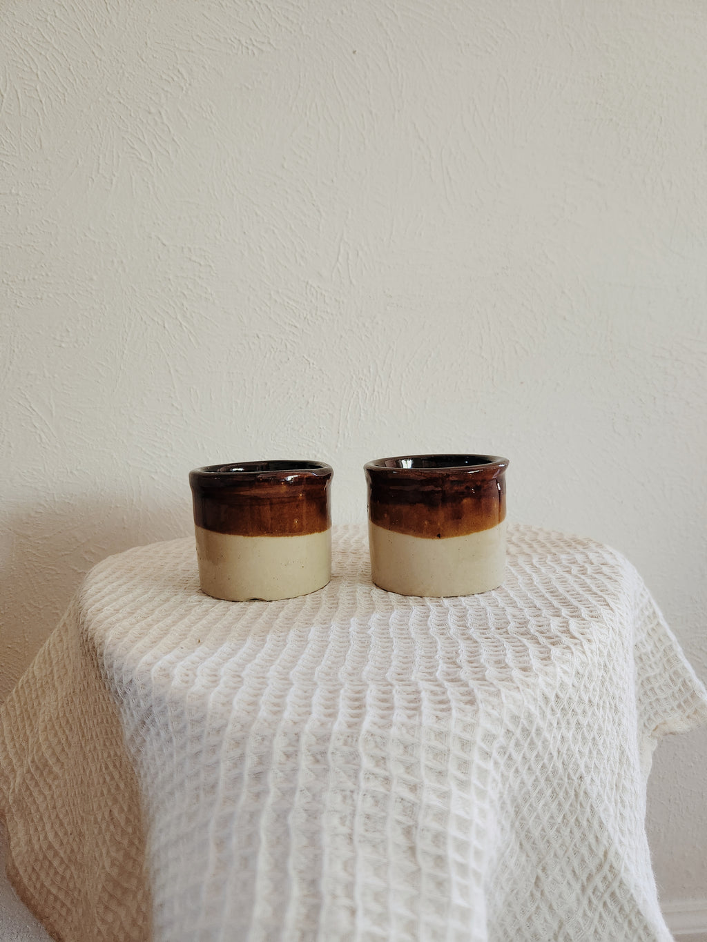 Vintage Vessels | Sold Together | Modern day expresso cups | coffee bar | mini planters